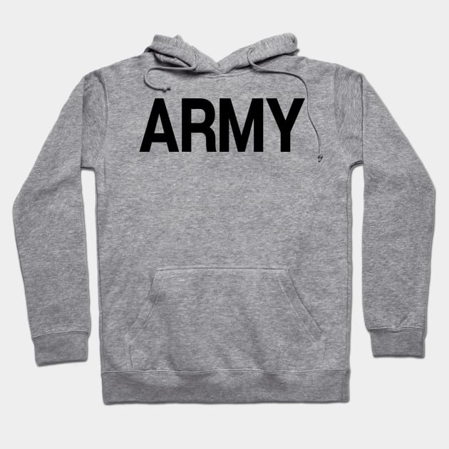 Army Logo Hoodie by theoddstreet